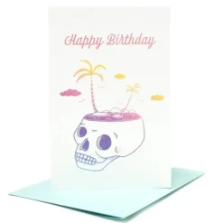 Crywolf Greeting Card - Paraiso Happy Birthday - Little Painter Art | Exploring the Endless Possibilities of Art| Shop All