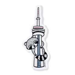 Crywolf Sticker - Raccoon Tower - Little Painter Art | Exploring the Endless Possibilities of Art| Shop All