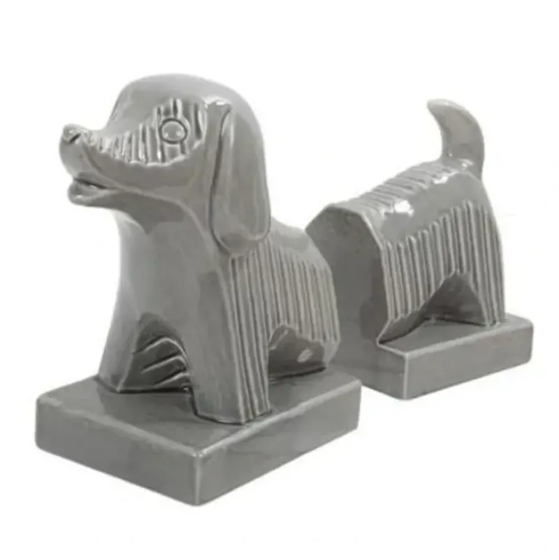 CTG Ceramic Bookends 2pc Set - Dog - Little Painter Art | Exploring the Endless Possibilities of Art| Shop All