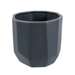 CTG Ceramic Faceted Planter 4.5" Grey - Little Painter Art | Exploring the Endless Possibilities of Art| Shop All