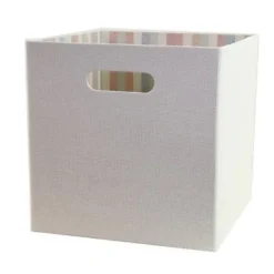 CTG Foldable Fabric Storage Box 11"x11" Cream - Little Painter Art | Exploring the Endless Possibilities of Art| Shop All