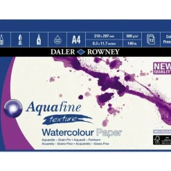 Daler-Rowney Aquafine Watercolour Paper Pads - COLD PRESSED - 12 Sheets - Little Painter Art | Exploring the Endless Possibilities of Art| Shop All