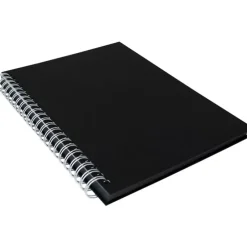 Daler-Rowney Black Paper Hard Back Spiral Sketchbook 180gsm 40 Sheets - Little Painter Art | Exploring the Endless Possibilities of Art| Shop All