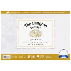 Daler-Rowney Langton Prestige Watercolour Block - 300gsm / 140lb - Rough - 12 Sheets - Little Painter Art | Exploring the Endless Possibilities of Art| Shop All