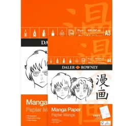 Daler-Rowney Manga Pads - 70gsm - 50 Sheets - Little Painter Art | Exploring the Endless Possibilities of Art| Shop All