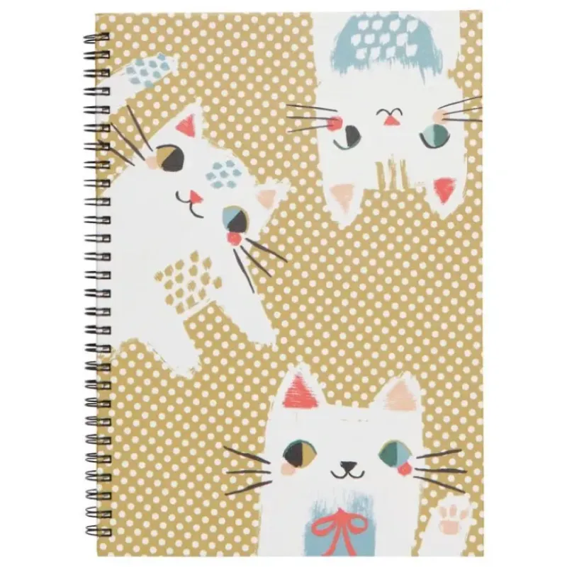 Danica Coil-Bound Notebook - Meow Meow - Little Painter Art | Exploring the Endless Possibilities of Art| Shop All