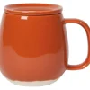 Danica Heirloom Tint Stoneware Mug with Lid 16oz - Terracotta Red - Little Painter Art | Exploring the Endless Possibilities of Art| Shop All