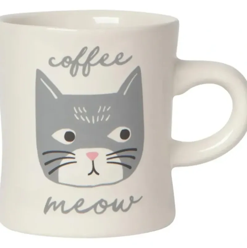 Danica Jubilee Diner Mug - Coffee Meow - Little Painter Art | Exploring the Endless Possibilities of Art| Shop All
