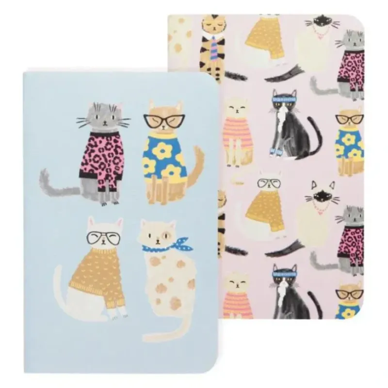 Danica Jubilee Pocket Notebooks Set of 2 - Feline Fine - Little Painter Art | Exploring the Endless Possibilities of Art| Hot