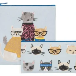 Danica Jubilee Snack Bags Set of 2 - Feline Fine - Little Painter Art | Exploring the Endless Possibilities of Art| Shop All
