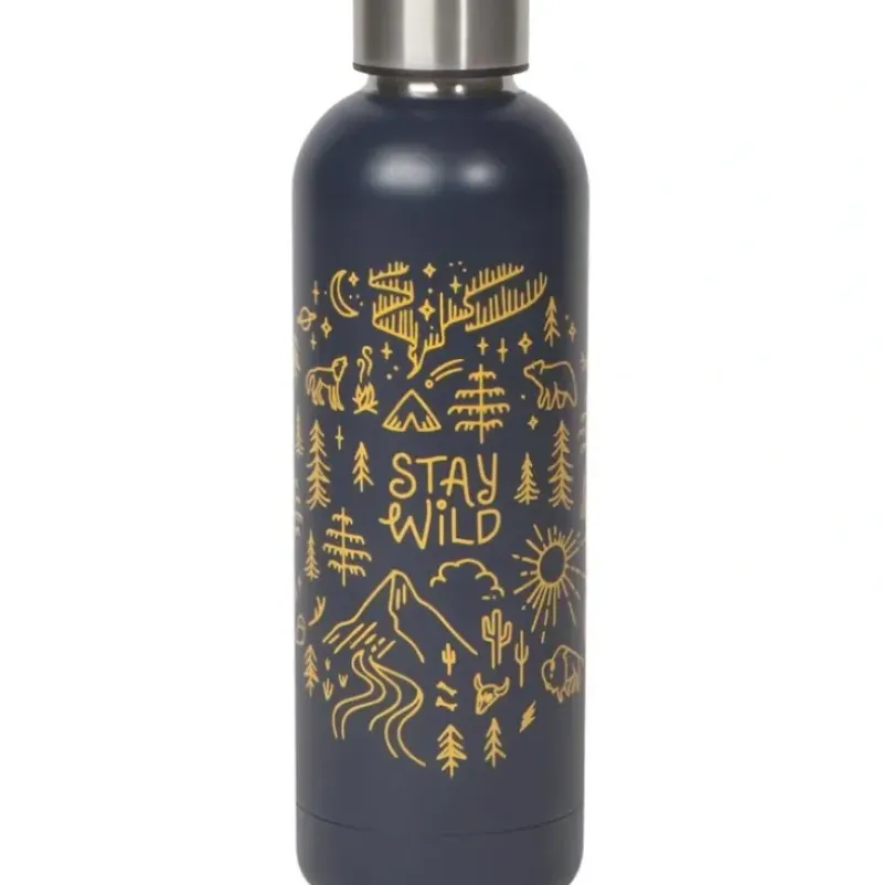 Danica Stainless Steel Water Bottle 17oz Stay Wild - Little Painter Art | Exploring the Endless Possibilities of Art| Hot