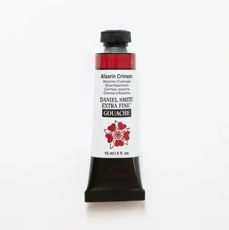 Daniel Smith Gouache 15ml Alizarin Crimson 1 - Little Painter Art | Exploring the Endless Possibilities of Art| Shop All