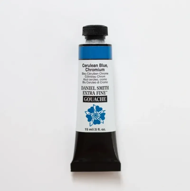 Daniel Smith Gouache 15ml Cerulean Blue, Chromium 2 - Little Painter Art | Exploring the Endless Possibilities of Art| Shop All