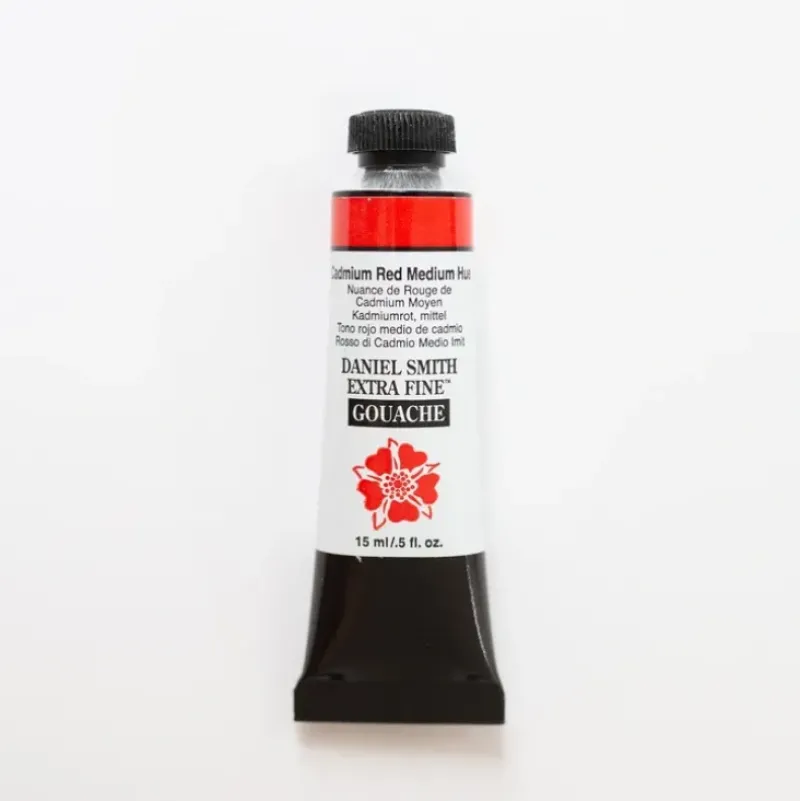 Daniel Smith Gouache 15ml Cadmium Red Medium Hue 3 - Little Painter Art | Exploring the Endless Possibilities of Art| Shop All