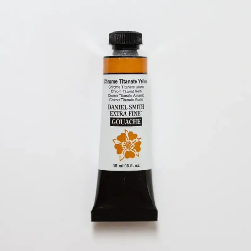 Daniel Smith Gouache 15ml Chrome Titanate Yellow 2 - Little Painter Art | Exploring the Endless Possibilities of Art| Shop All