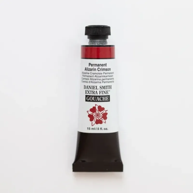 Daniel Smith Gouache 15ml Permanent Alizarin Crimson 2 - Little Painter Art | Exploring the Endless Possibilities of Art| Shop All