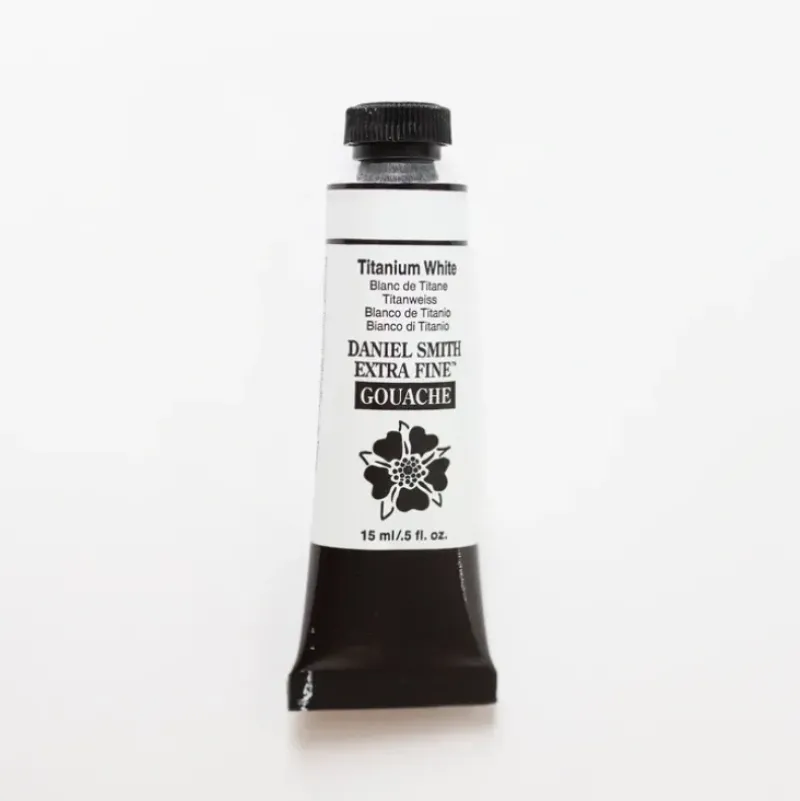 Daniel Smith Gouache 15ml Titanium White 1 - Little Painter Art | Exploring the Endless Possibilities of Art| Shop All