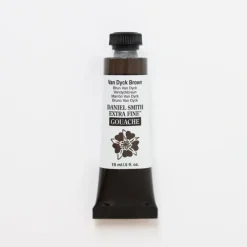 Daniel Smith Gouache 15ml van Dyck Brown 1 - Little Painter Art | Exploring the Endless Possibilities of Art| Shop All