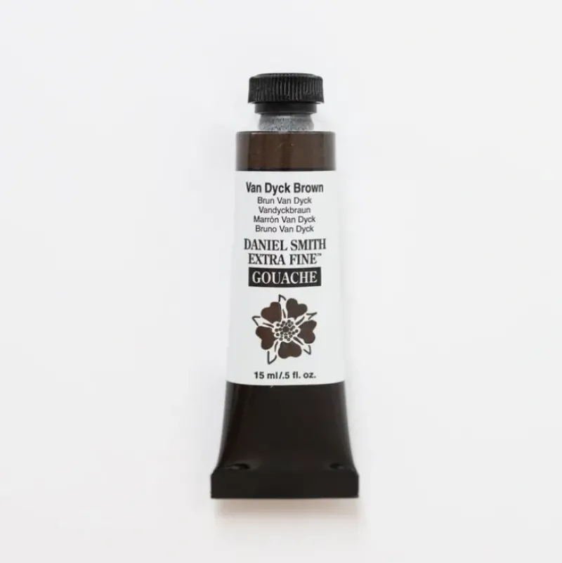 Daniel Smith Gouache 15ml van Dyck Brown 1 - Little Painter Art | Exploring the Endless Possibilities of Art| Shop All