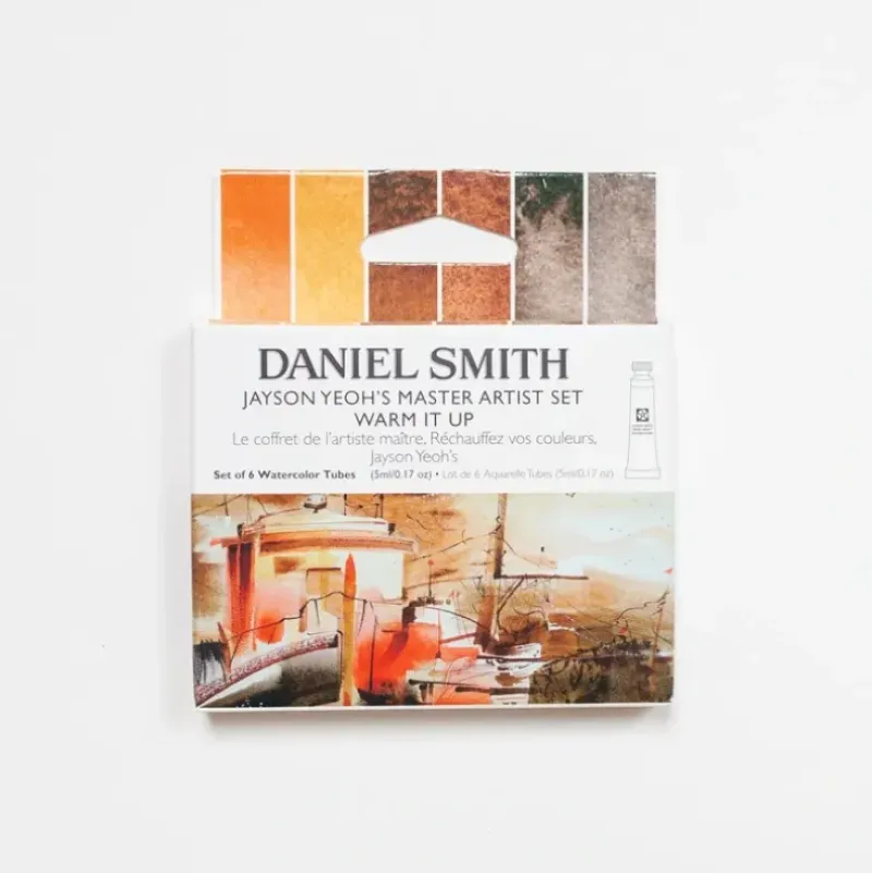 Daniel Smith Watercolor Jayson Yeoh's Warm it up set 6x5ml - Little Painter Art | Exploring the Endless Possibilities of Art| Shop All