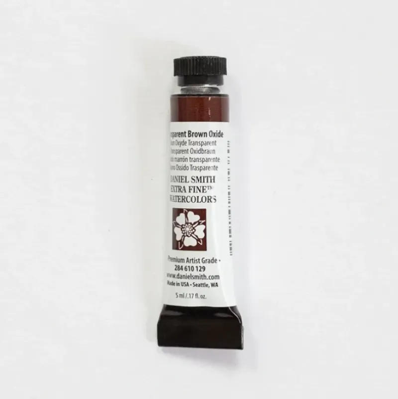 Daniel Smith Watercolor 5ml Extra Fine Transparent Brown Oxide 1 - Little Painter Art | Exploring the Endless Possibilities of Art| Shop All