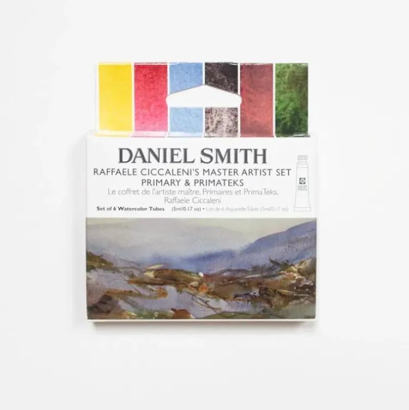 Daniel Smith Watercolor Raffaele Ciccaleni's Primary & Primateks 6x5ml - Little Painter Art | Exploring the Endless Possibilities of Art| Shop All