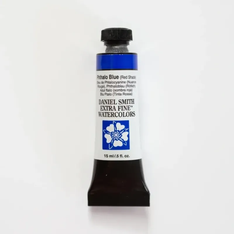 Daniel Smith Watercolour 15ml Extra Fine Phthalo Blue (Red Shade) 1 - Little Painter Art | Exploring the Endless Possibilities of Art| Shop All