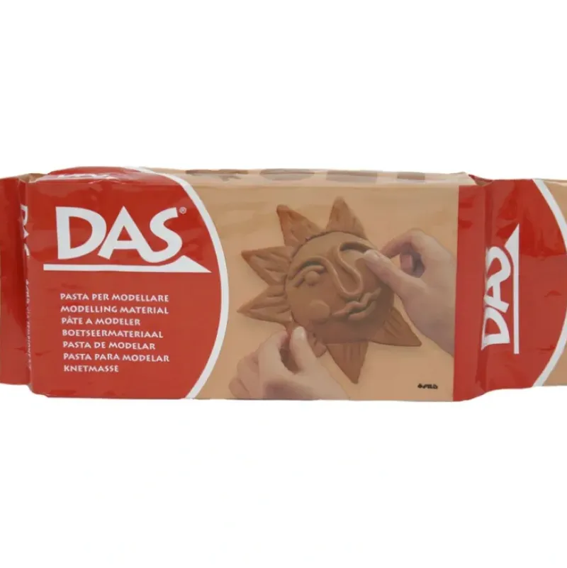 DAS Modelling Material Clay - Terracotta - 1 Kg Bag - Little Painter Art | Exploring the Endless Possibilities of Art| Shop All