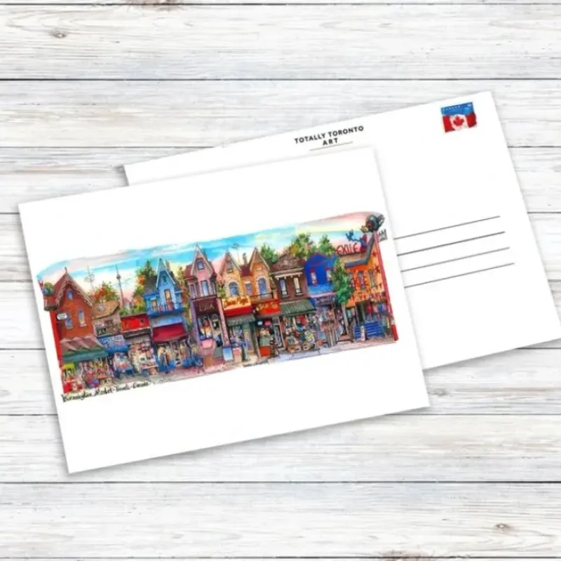 David Crighton Postcard - Kensington Market - Little Painter Art | Exploring the Endless Possibilities of Art| Shop All