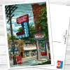 David Crighton Postcard - The Goof Restaurant - Little Painter Art | Exploring the Endless Possibilities of Art| Shop All