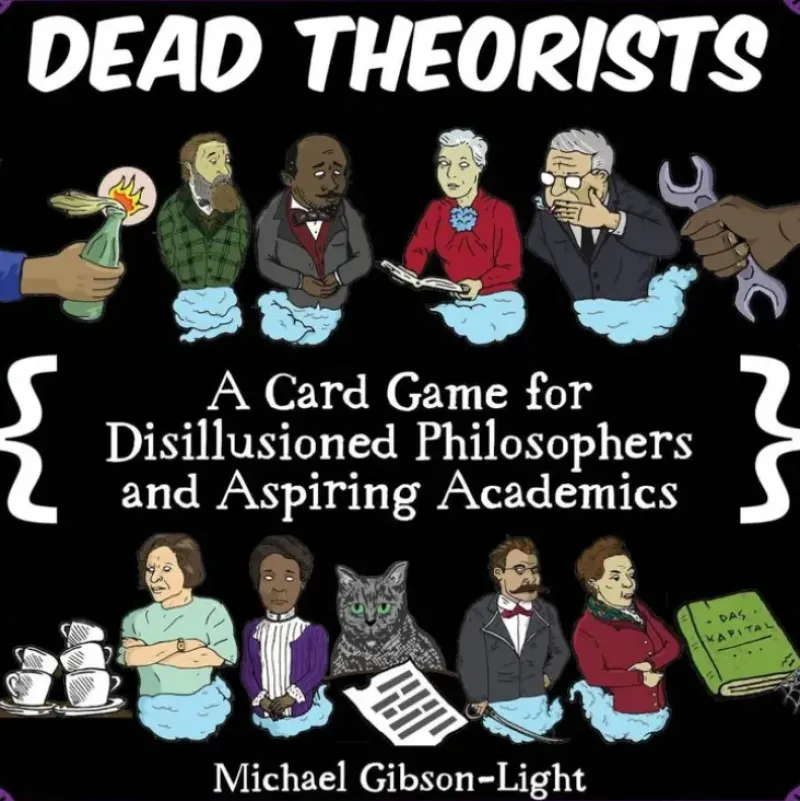 Dead Theorists: A Card Game for Disillusioned Philosophers and Aspiring Academics - Little Painter Art | Exploring the Endless Possibilities of Art| Shop All