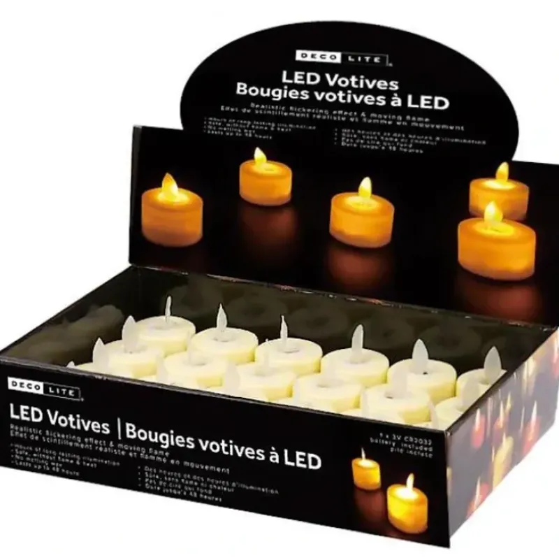 Deco Lite LED Votive Candle with Moving Wick - Little Painter Art | Exploring the Endless Possibilities of Art| Shop All
