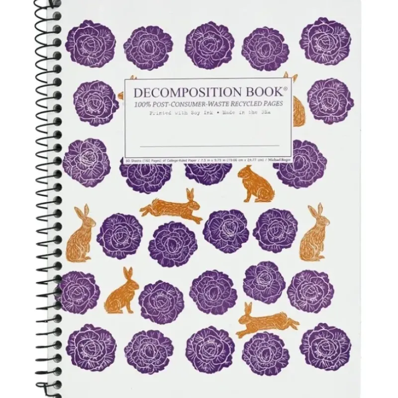 Decomposition Notebook, Coilbound - Cabbage Patch Bunnies - Little Painter Art | Exploring the Endless Possibilities of Art| Shop All