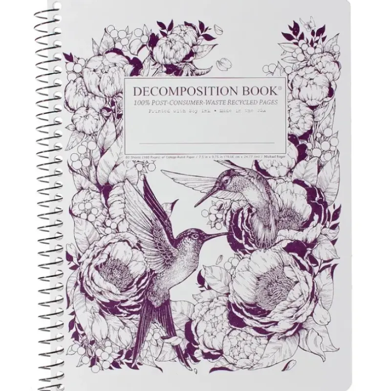 Decomposition Notebook, Coilbound - Hummingbirds - Little Painter Art | Exploring the Endless Possibilities of Art| Shop All