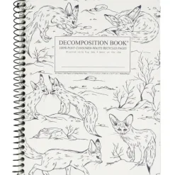 Decomposition Notebook, Coilbound - Fennec Foxes - Little Painter Art | Exploring the Endless Possibilities of Art| Shop All