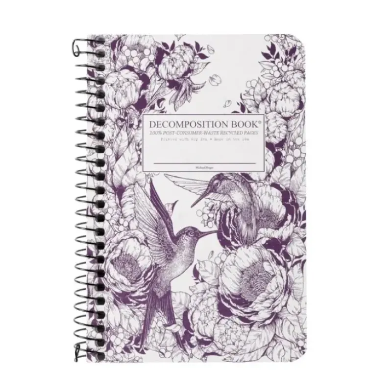 Decomposition Pocket Notebook, Coilbound - Hummingbirds - Little Painter Art | Exploring the Endless Possibilities of Art| Shop All