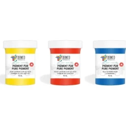Demco EnCouleurs Dry Pigment 75mL - Cadmium Red Hue - Little Painter Art | Exploring the Endless Possibilities of Art| Pigment