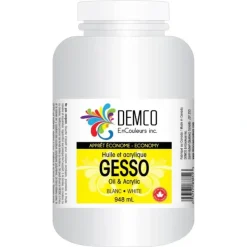 Demco EnCouleurs Economy Gesso 1L - Little Painter Art | Exploring the Endless Possibilities of Art| Shop All