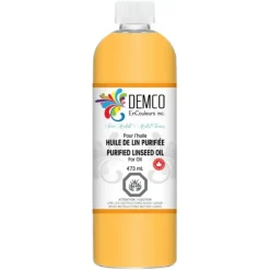 Demco EnCouleurs Linseed Oil 120mL - Little Painter Art | Exploring the Endless Possibilities of Art| Brush