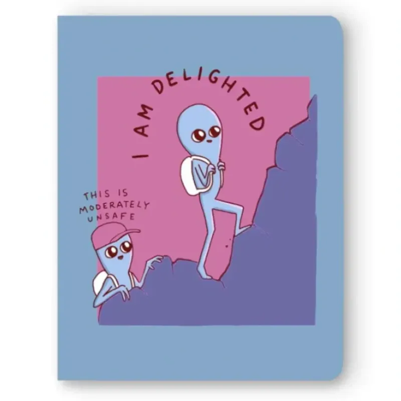 Denik Medium Layflat Notebook, Lined - Moderately Unsafe - Little Painter Art | Exploring the Endless Possibilities of Art| Shop All