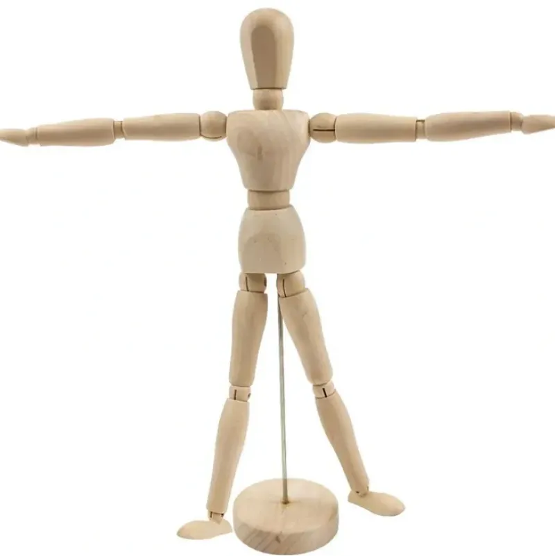Derivan Artist's Wooden Male Manikin 12 Inches - Little Painter Art | Exploring the Endless Possibilities of Art| Shop All