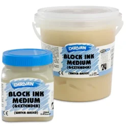 Derivan Block Ink Medium & Extender - 250ml / 1L - Little Painter Art | Exploring the Endless Possibilities of Art| Shop All
