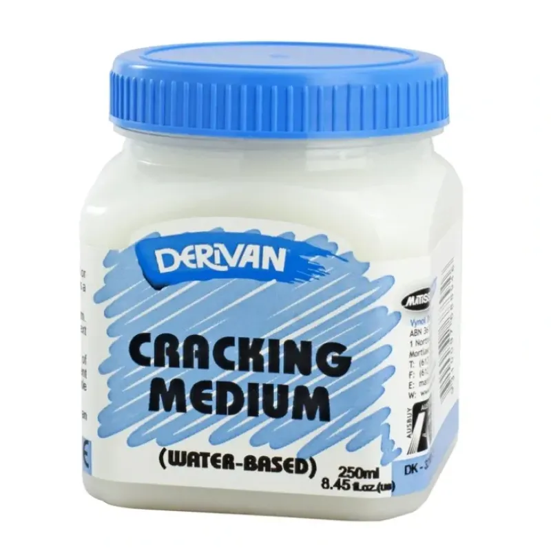 Derivan Medium - Water-based Cracking Medium - Little Painter Art | Exploring the Endless Possibilities of Art| Shop All