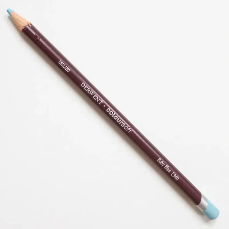 Derwent Coloursoft 340 Baby Blue - Little Painter Art | Exploring the Endless Possibilities of Art| Pigment