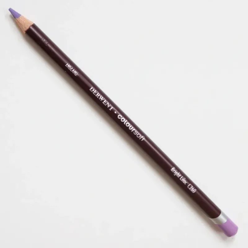 Derwent Coloursoft 260 Bright Lilac - Little Painter Art | Exploring the Endless Possibilities of Art| Pigment