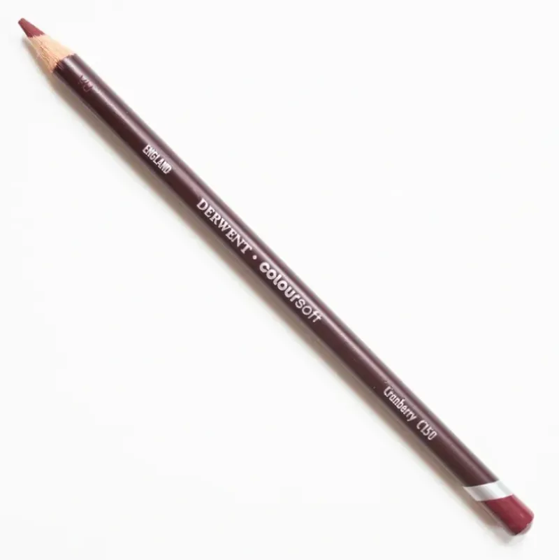 Derwent Coloursoft 150 Cranberry - Little Painter Art | Exploring the Endless Possibilities of Art| Pigment