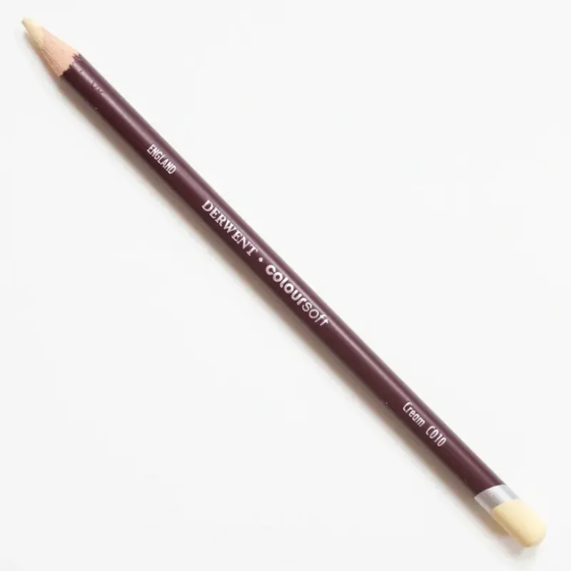 Derwent Coloursoft 010 Cream - Little Painter Art | Exploring the Endless Possibilities of Art| Pigment