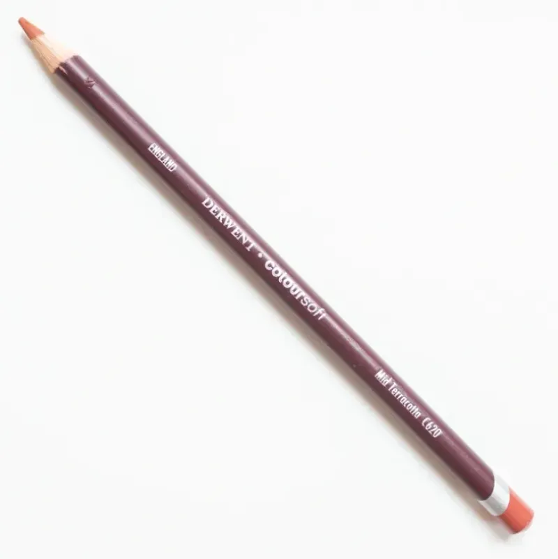 Derwent Coloursoft 620 Mid Terracotta - Little Painter Art | Exploring the Endless Possibilities of Art| Shop All
