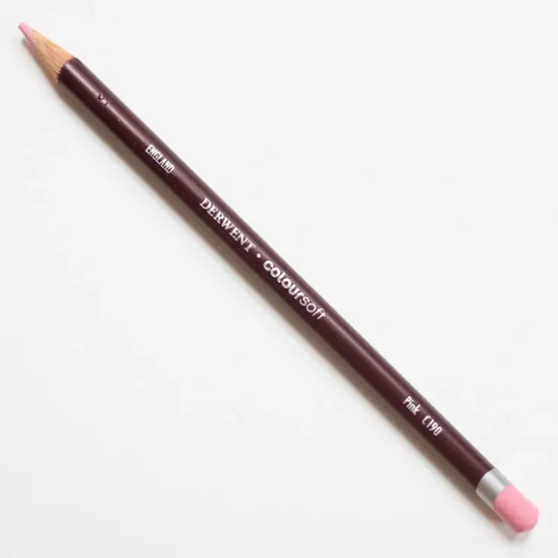 Derwent Coloursoft 190 Pink - Little Painter Art | Exploring the Endless Possibilities of Art| Pigment