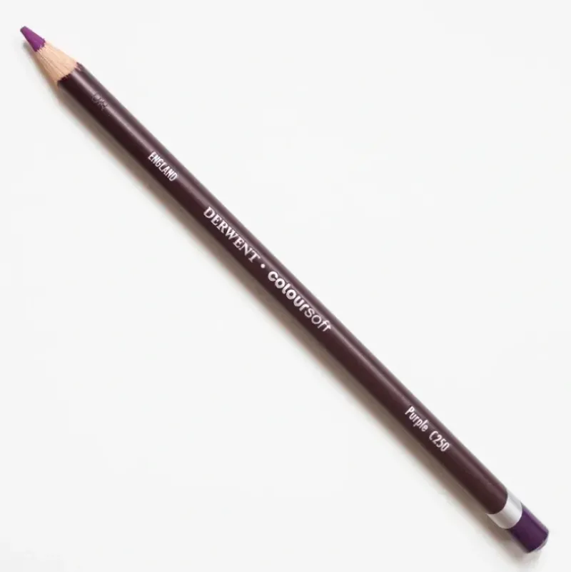 Derwent Coloursoft 250 Purple - Little Painter Art | Exploring the Endless Possibilities of Art| Pigment